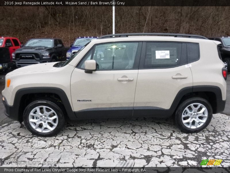 Mojave Sand / Bark Brown/Ski Grey 2016 Jeep Renegade Latitude 4x4