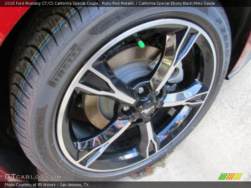 Ruby Red Metallic / California Special Ebony Black/Miko Suede 2016 Ford Mustang GT/CS California Special Coupe
