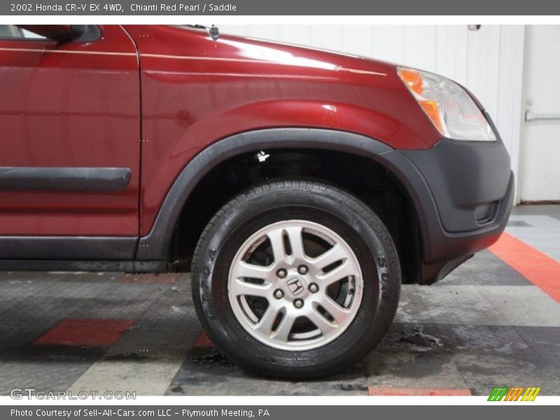 Chianti Red Pearl / Saddle 2002 Honda CR-V EX 4WD