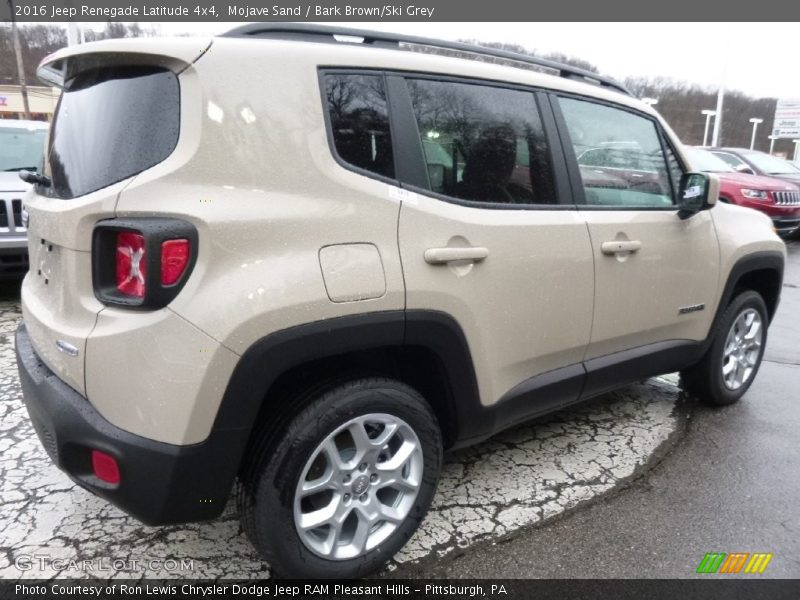 Mojave Sand / Bark Brown/Ski Grey 2016 Jeep Renegade Latitude 4x4