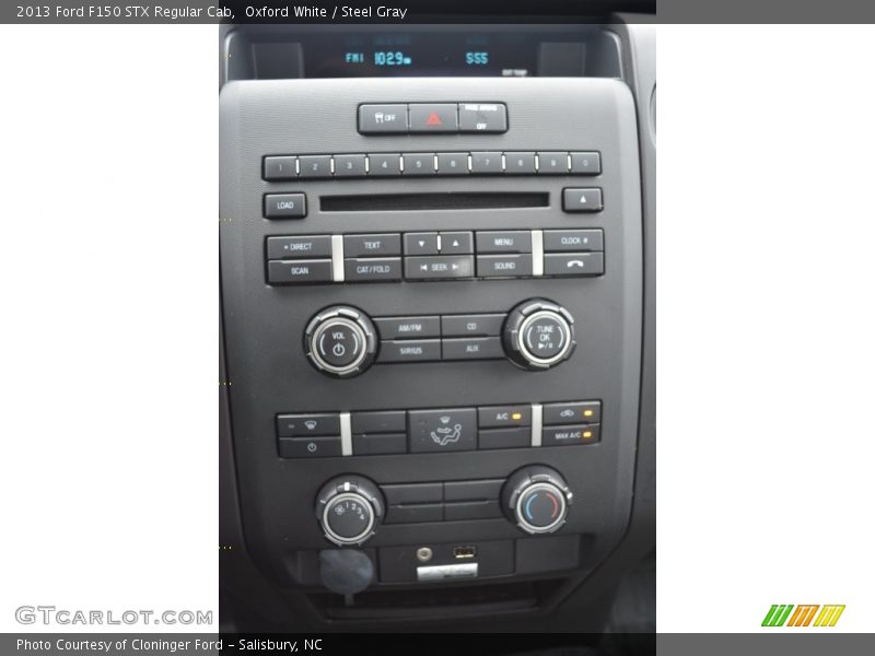Oxford White / Steel Gray 2013 Ford F150 STX Regular Cab