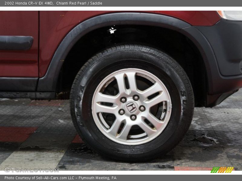 Chianti Red Pearl / Saddle 2002 Honda CR-V EX 4WD