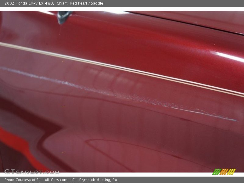 Chianti Red Pearl / Saddle 2002 Honda CR-V EX 4WD