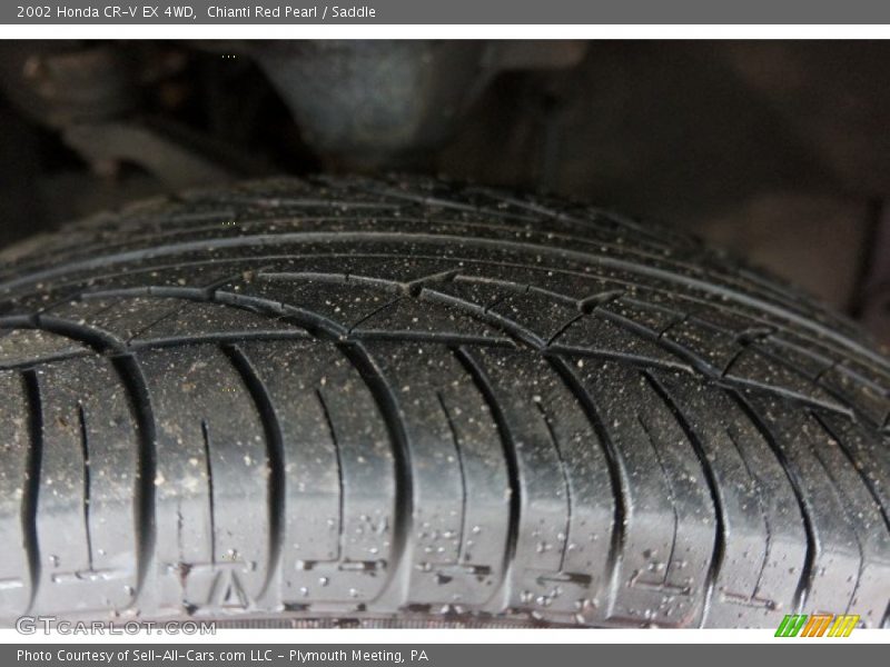 Chianti Red Pearl / Saddle 2002 Honda CR-V EX 4WD