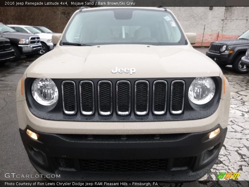 Mojave Sand / Bark Brown/Ski Grey 2016 Jeep Renegade Latitude 4x4