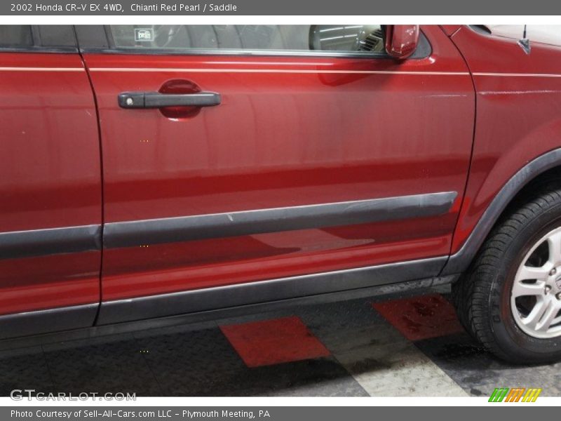 Chianti Red Pearl / Saddle 2002 Honda CR-V EX 4WD
