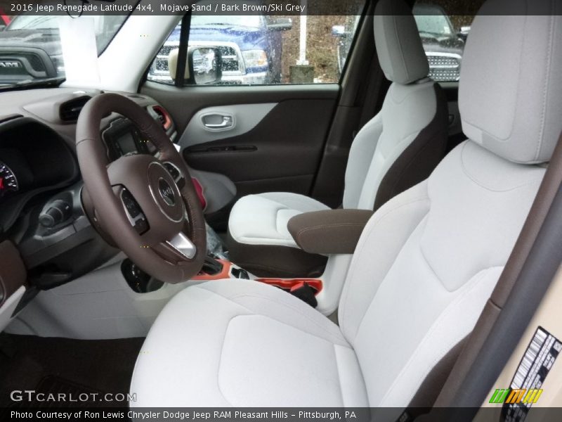 Mojave Sand / Bark Brown/Ski Grey 2016 Jeep Renegade Latitude 4x4