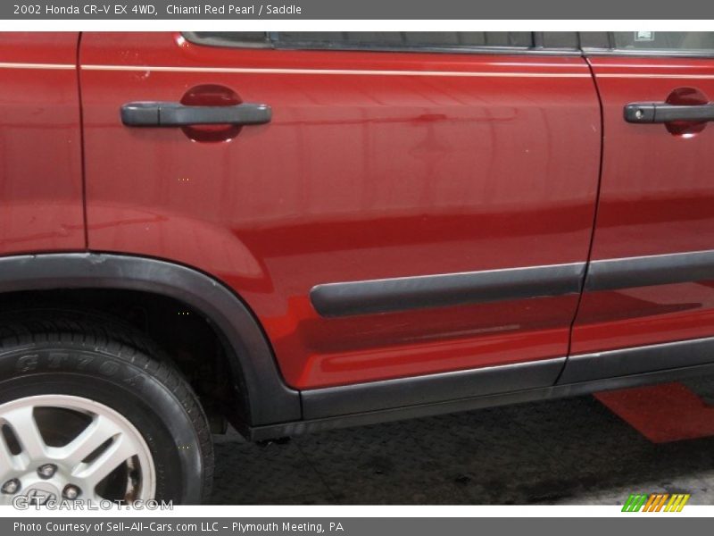 Chianti Red Pearl / Saddle 2002 Honda CR-V EX 4WD