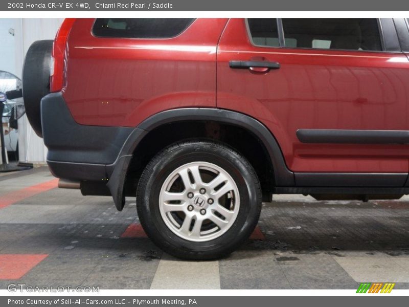 Chianti Red Pearl / Saddle 2002 Honda CR-V EX 4WD