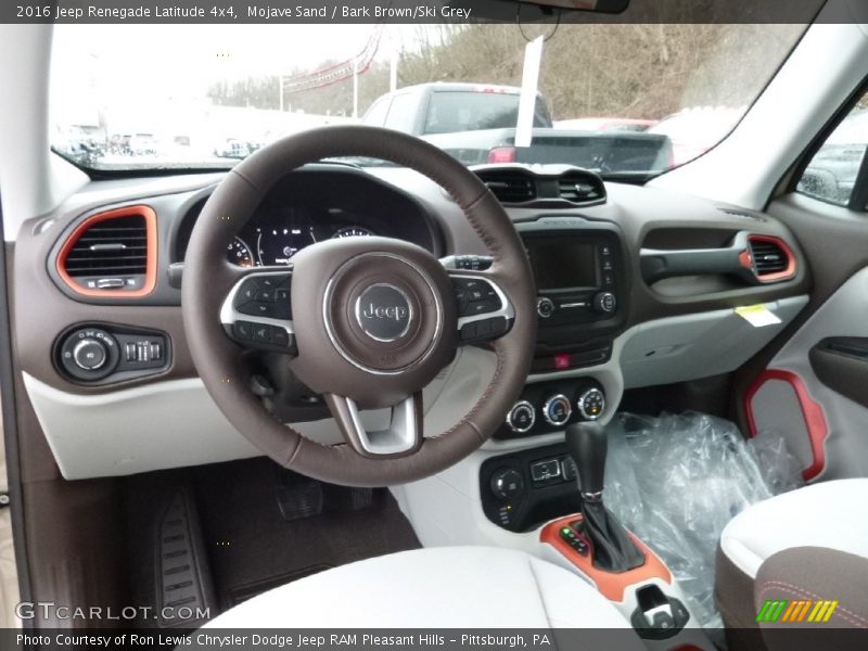 Mojave Sand / Bark Brown/Ski Grey 2016 Jeep Renegade Latitude 4x4