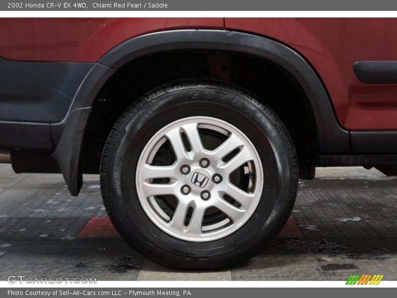 Chianti Red Pearl / Saddle 2002 Honda CR-V EX 4WD