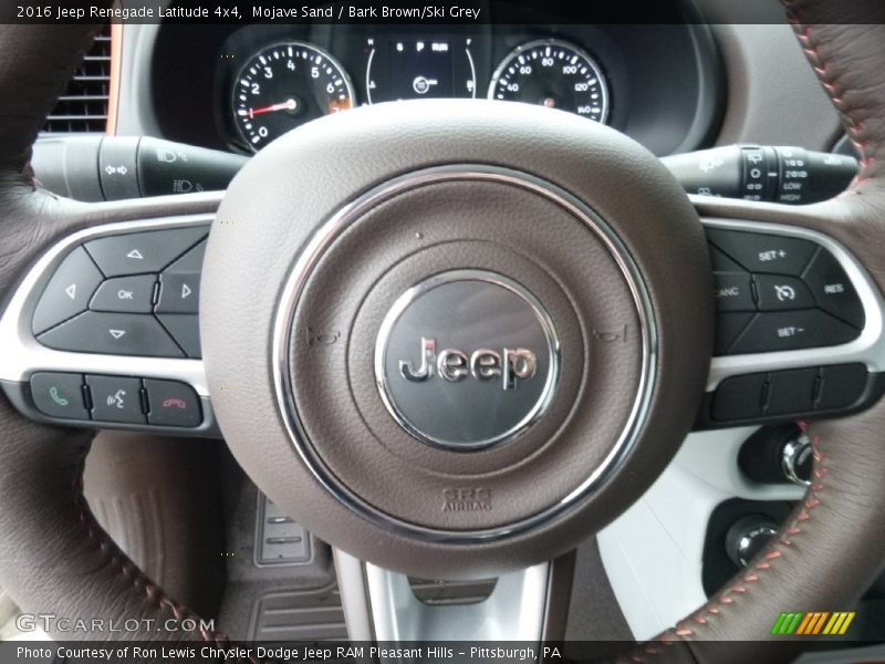 Mojave Sand / Bark Brown/Ski Grey 2016 Jeep Renegade Latitude 4x4