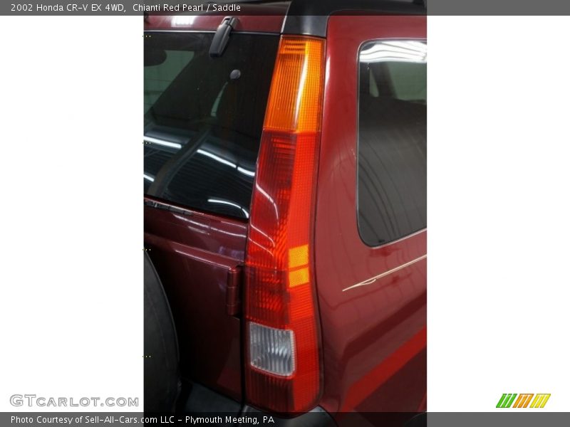 Chianti Red Pearl / Saddle 2002 Honda CR-V EX 4WD