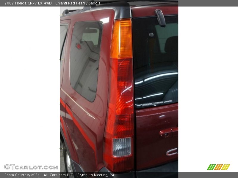 Chianti Red Pearl / Saddle 2002 Honda CR-V EX 4WD