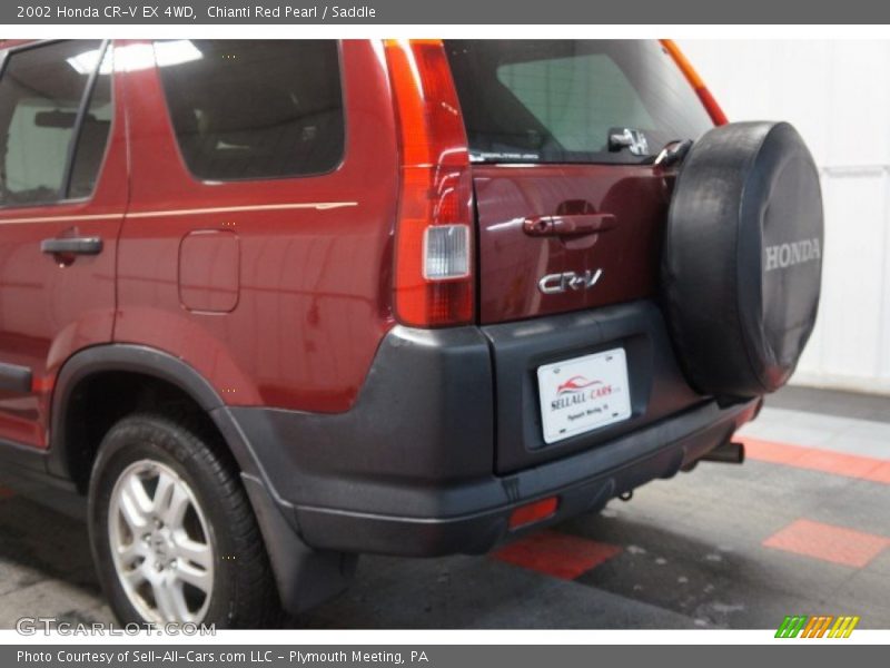 Chianti Red Pearl / Saddle 2002 Honda CR-V EX 4WD