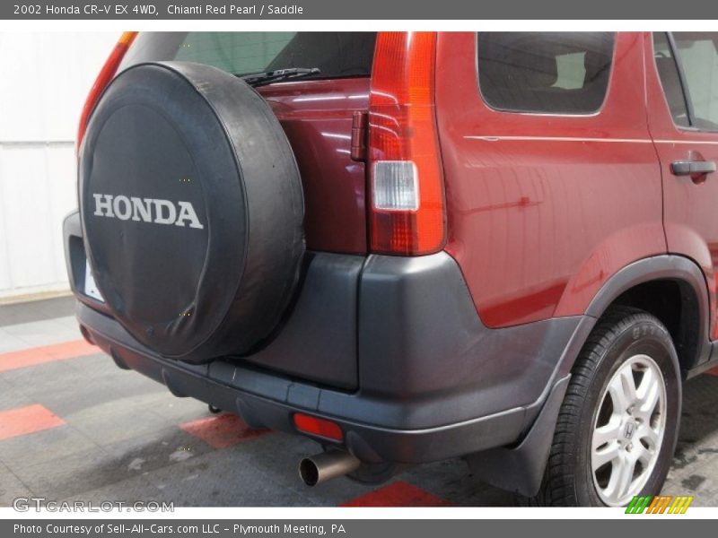 Chianti Red Pearl / Saddle 2002 Honda CR-V EX 4WD