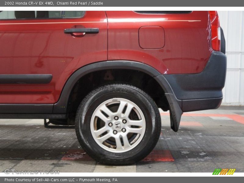 Chianti Red Pearl / Saddle 2002 Honda CR-V EX 4WD