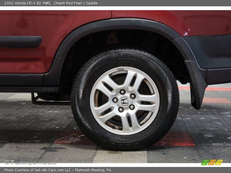Chianti Red Pearl / Saddle 2002 Honda CR-V EX 4WD