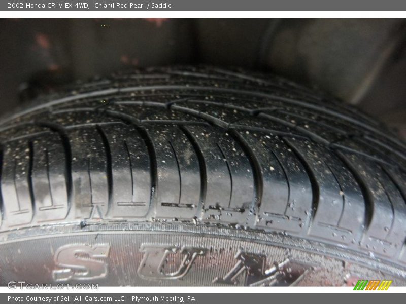 Chianti Red Pearl / Saddle 2002 Honda CR-V EX 4WD