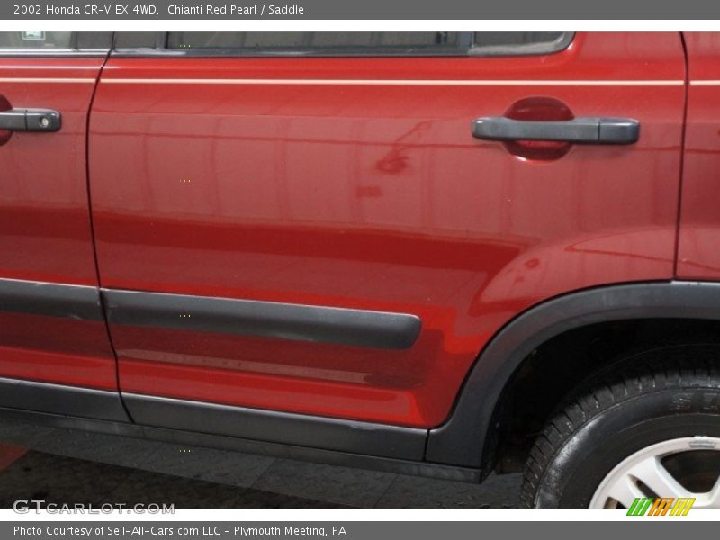 Chianti Red Pearl / Saddle 2002 Honda CR-V EX 4WD
