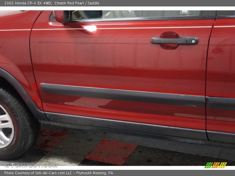Chianti Red Pearl / Saddle 2002 Honda CR-V EX 4WD