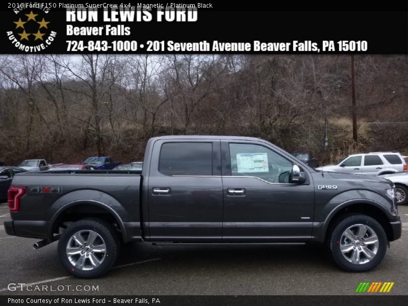 Magnetic / Platinum Black 2016 Ford F150 Platinum SuperCrew 4x4