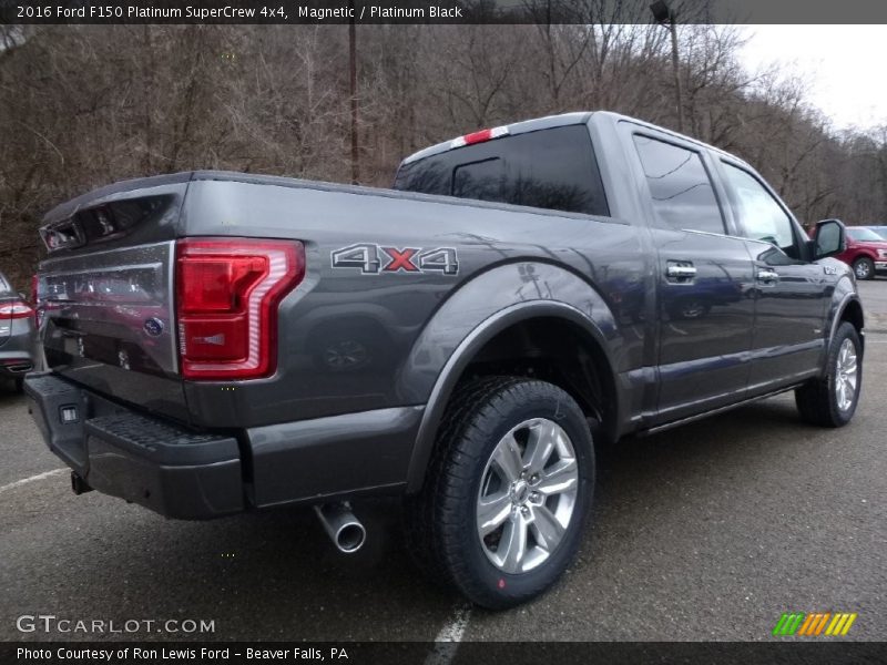 Magnetic / Platinum Black 2016 Ford F150 Platinum SuperCrew 4x4