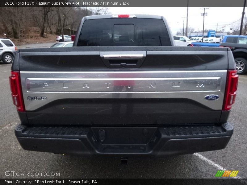 Magnetic / Platinum Black 2016 Ford F150 Platinum SuperCrew 4x4