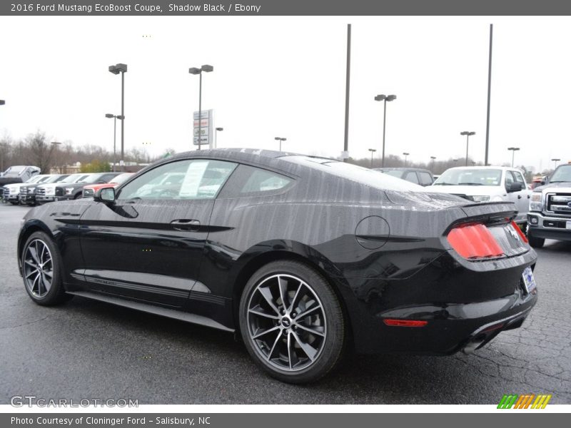Shadow Black / Ebony 2016 Ford Mustang EcoBoost Coupe