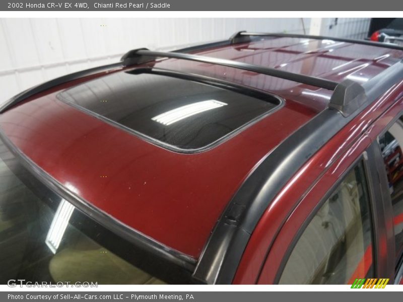 Chianti Red Pearl / Saddle 2002 Honda CR-V EX 4WD