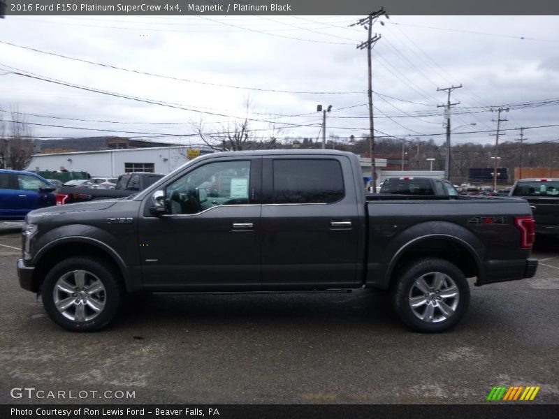 Magnetic / Platinum Black 2016 Ford F150 Platinum SuperCrew 4x4