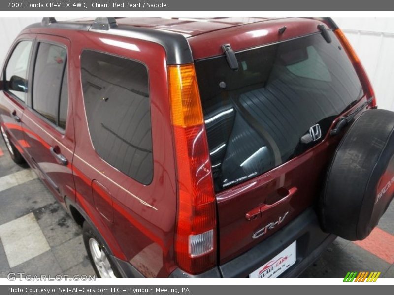 Chianti Red Pearl / Saddle 2002 Honda CR-V EX 4WD