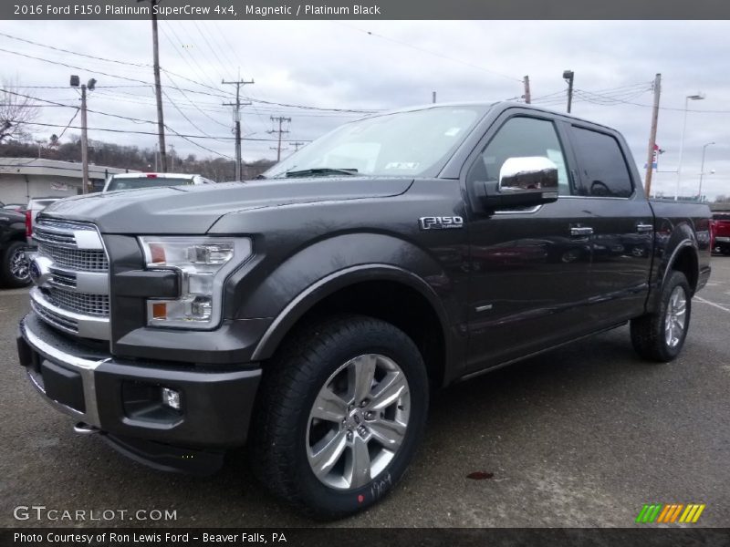 Magnetic / Platinum Black 2016 Ford F150 Platinum SuperCrew 4x4
