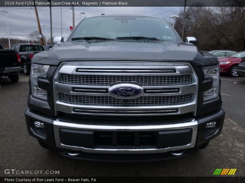 Magnetic / Platinum Black 2016 Ford F150 Platinum SuperCrew 4x4