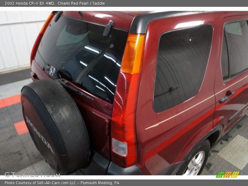 Chianti Red Pearl / Saddle 2002 Honda CR-V EX 4WD
