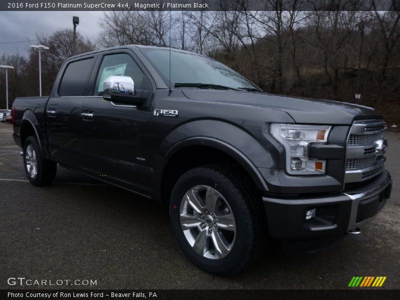 Magnetic / Platinum Black 2016 Ford F150 Platinum SuperCrew 4x4