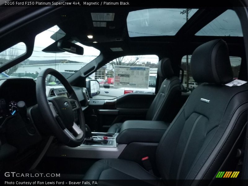 Magnetic / Platinum Black 2016 Ford F150 Platinum SuperCrew 4x4
