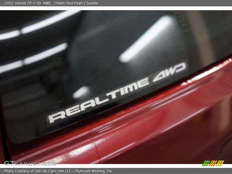 Chianti Red Pearl / Saddle 2002 Honda CR-V EX 4WD