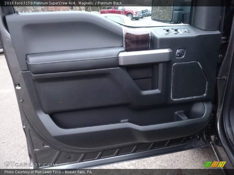 Magnetic / Platinum Black 2016 Ford F150 Platinum SuperCrew 4x4