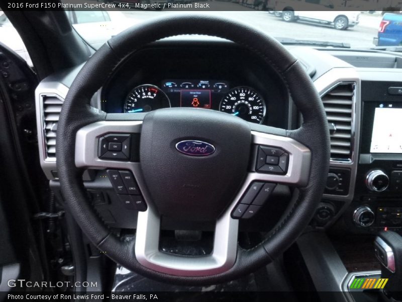 Magnetic / Platinum Black 2016 Ford F150 Platinum SuperCrew 4x4