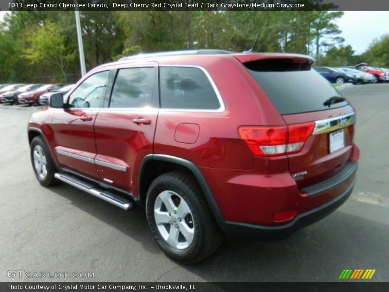 Deep Cherry Red Crystal Pearl / Dark Graystone/Medium Graystone 2013 Jeep Grand Cherokee Laredo