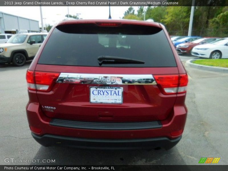 Deep Cherry Red Crystal Pearl / Dark Graystone/Medium Graystone 2013 Jeep Grand Cherokee Laredo