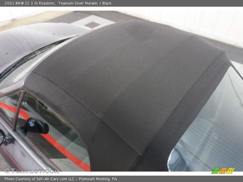 Titanium Silver Metallic / Black 2001 BMW Z3 3.0i Roadster