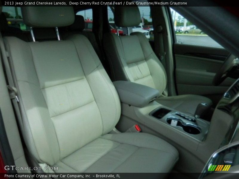 Deep Cherry Red Crystal Pearl / Dark Graystone/Medium Graystone 2013 Jeep Grand Cherokee Laredo