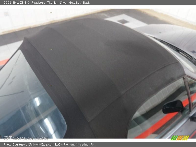 Titanium Silver Metallic / Black 2001 BMW Z3 3.0i Roadster