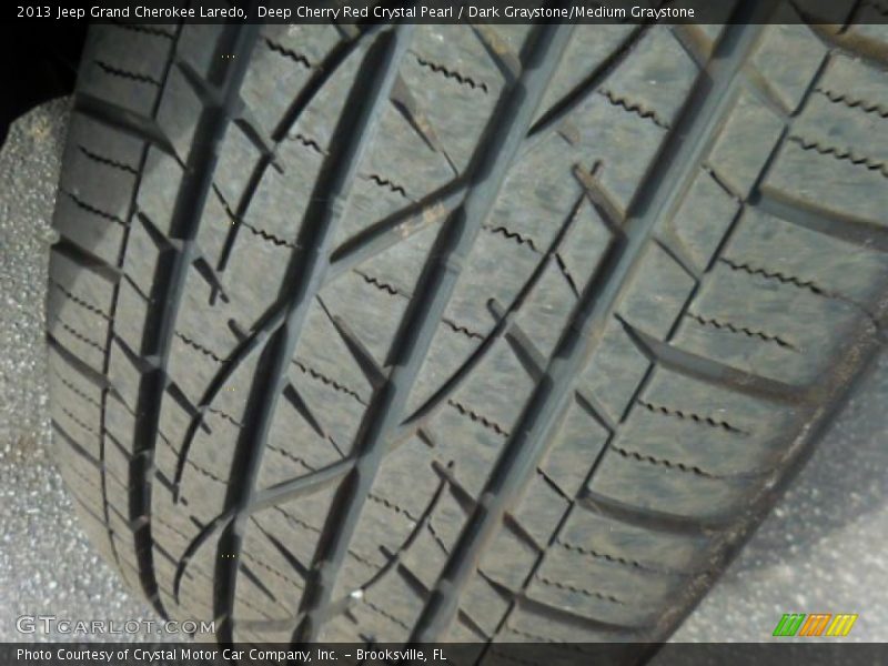 Deep Cherry Red Crystal Pearl / Dark Graystone/Medium Graystone 2013 Jeep Grand Cherokee Laredo