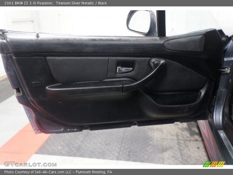 Titanium Silver Metallic / Black 2001 BMW Z3 3.0i Roadster