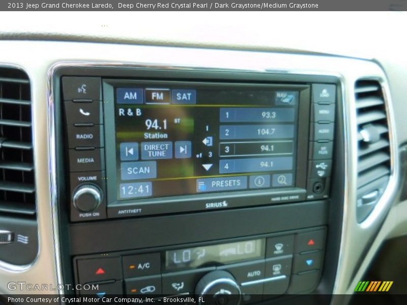 Deep Cherry Red Crystal Pearl / Dark Graystone/Medium Graystone 2013 Jeep Grand Cherokee Laredo