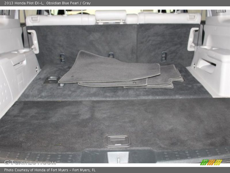Obsidian Blue Pearl / Gray 2013 Honda Pilot EX-L