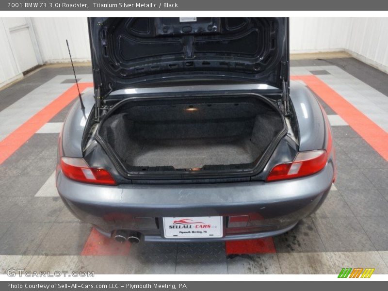 Titanium Silver Metallic / Black 2001 BMW Z3 3.0i Roadster